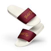 Gold Tip Men's Slides (Maroon) - Image 11