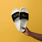 Gold Tip Men's Slides (Black) - Image 8