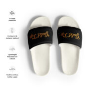 Gold Tip Men's Slides (Black) - Image 13