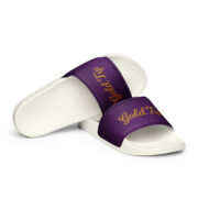 Gold Tip Men's Slides (Purple) - Image 10