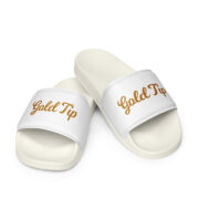 Gold Tip Men's Slides (White) - Image 4