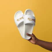 Gold Tip Men's Slides (White) - Image 11