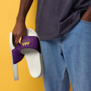 Crown Men’s Slides (Purple) - Image 3