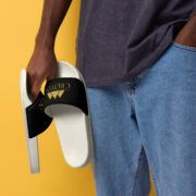 Crown Men’s Slides (Black) - Image 4