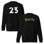 Gold Tip Est.23 Black Crewneck - Image 2