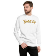 Gold Tip Est.23 White Crewneck - Image 8