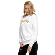 Gold Tip Est.23 White Crewneck - Image 6