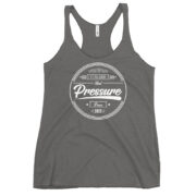 All About That Pressure Women's Racerback Tank (Only White) - Image 15