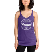 All About That Pressure Women's Racerback Tank (Only White) - Image 3