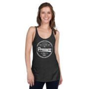 All About That Pressure Women's Racerback Tank (Only White) - Image 2