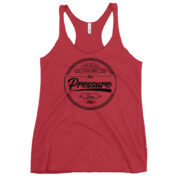 All About That Pressure Women's Racerback Tank (Only Black)
