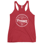 All About That Pressure Women's Racerback Tank (Only White) - Image 13