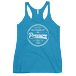 All About That Pressure Women's Racerback Tank (Only White)