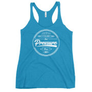 All About That Pressure Women's Racerback Tank (Only White)
