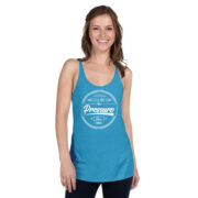 All About That Pressure Women's Racerback Tank (Only White) - Image 9