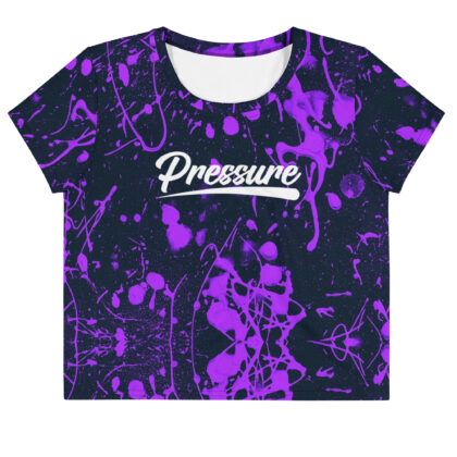 Pressure splatter Crop Top (Purple)
