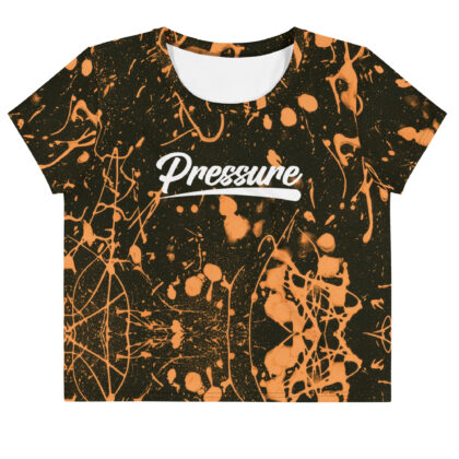 Pressure splatter Crop Top (Orange)