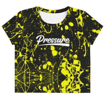 Pressure splatter Crop Top (Yellow)