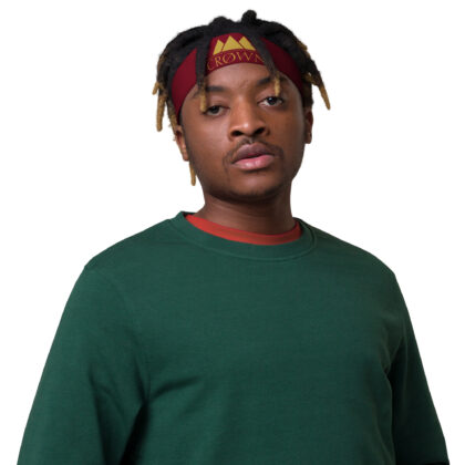 Crown Classic Headband (Maroon)