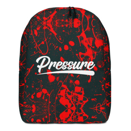 Pressure Splatter Minimalist Backpack (Red)