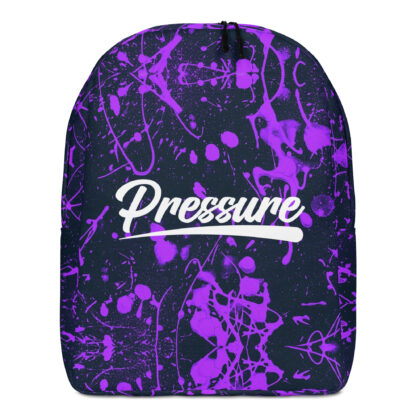 Pressure Splatter Minimalist Backpack (Purple)