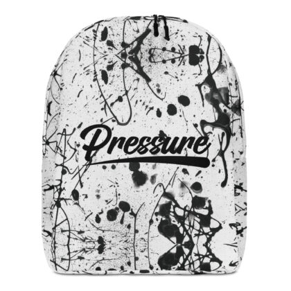 Pressure Splatter Minimalist Backpack (Black)