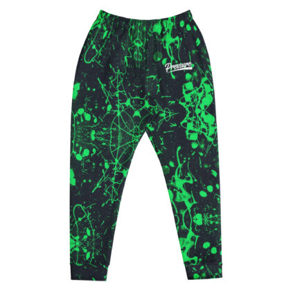 Pressure Splatter Men's Joggers (Green)
