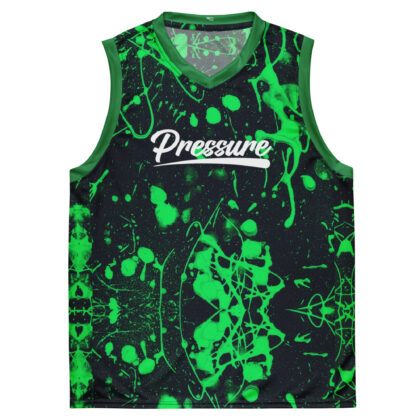 Pressure Splatter Basketball Jersey (Green)