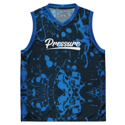 Pressure Splatter Basketball Jersey (Blue)
