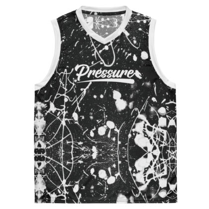 Pressure Splatter Basketball Jersey (White)