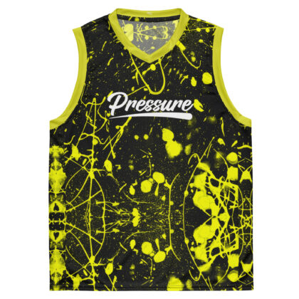 Pressure Splatter Basketball Jersey (Yellow)