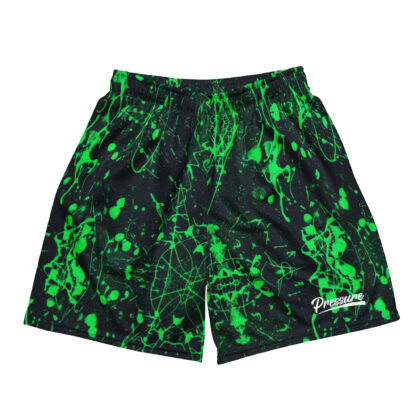Pressure Splatter Mesh Shorts (Green)