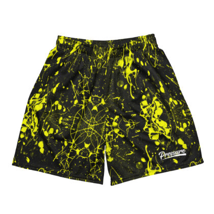 Pressure Splatter Mesh Shorts (Yellow)
