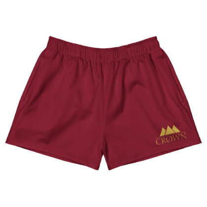 Crown Athletic Shorts (Maroon)