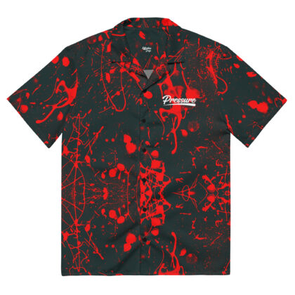 Pressure Splatter Button Up (Red)