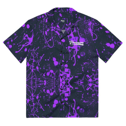 Pressure Splatter Button Up (Purple)