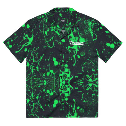 Pressure Splatter Button Up (Green)