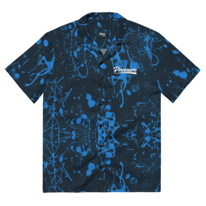 Pressure Splatter Button Up (Blue)