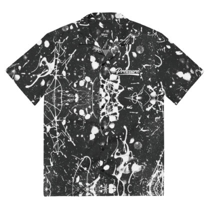 Pressure Splatter Button Up (White)