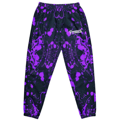 Pressure Splatter Track Pants (Purple)