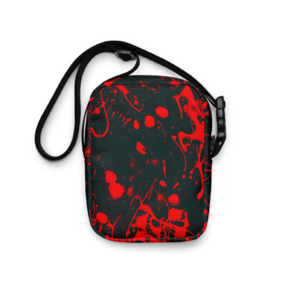 Pressure Splatter Crossbody Bag (Red)
