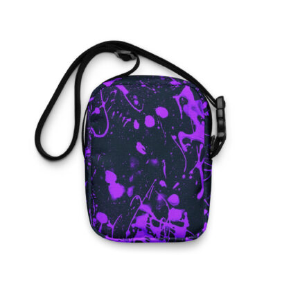 Pressure Splatter Crossbody Bag (Purple)