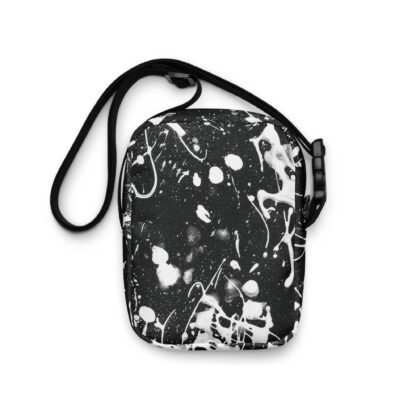 Pressure Splatter Crossbody Bag (White)