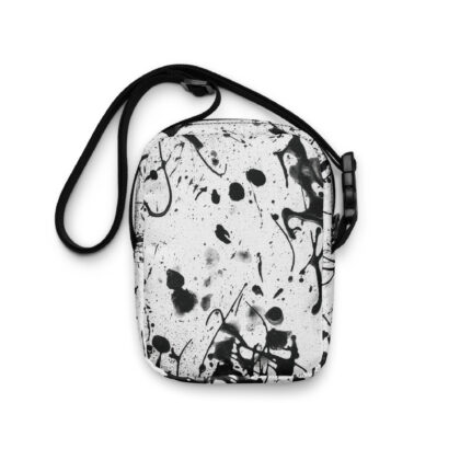 Pressure Splatter Crossbody Bag (Black)