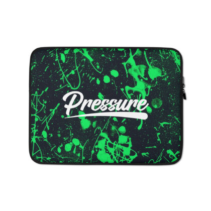 Pressure Splatter Laptop Sleeve (Green)