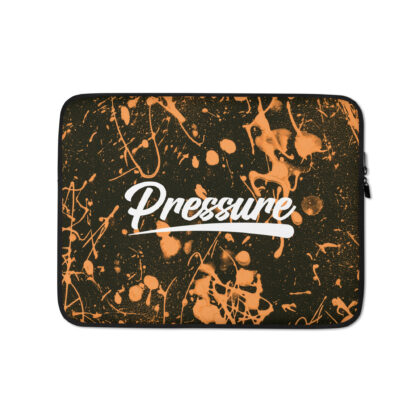 Pressure Splatter Laptop Sleeve (Orange)