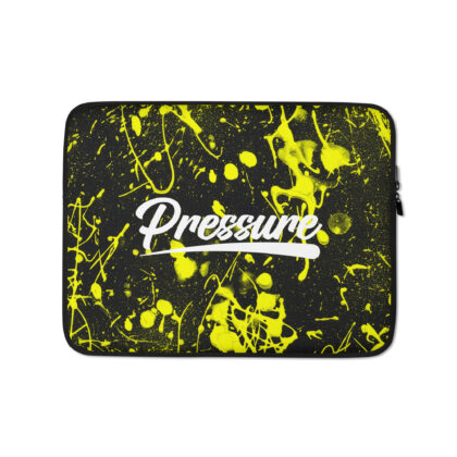 Pressure Splatter Laptop Sleeve (Yellow)