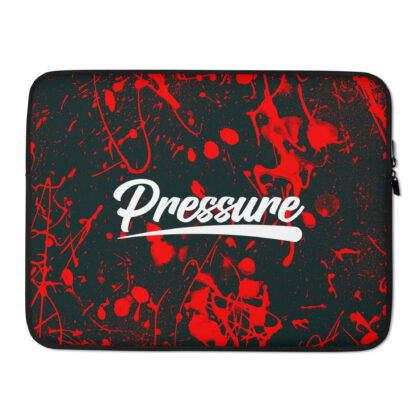 Pressure Splatter Laptop Sleeve (Red)