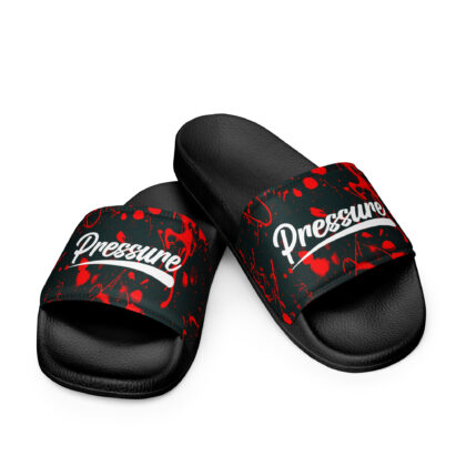 Pressure Men's Splatter Slides (Red)