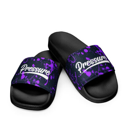 Pressure Men's Splatter Slides (Purple)